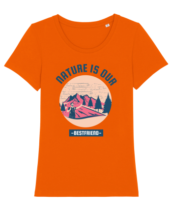 Nature is Our Best Friend Bright Orange