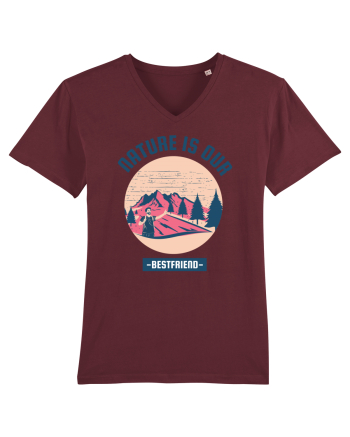 Nature is Our Best Friend Burgundy