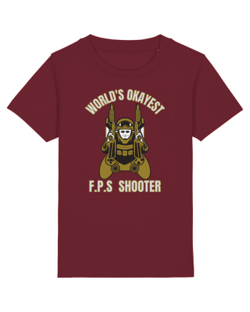 Pentru Pasionații de Jocuri FPS Shooter Burgundy