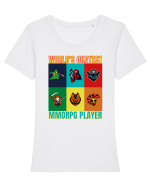 Pentru Pasionații de Jocuri MMORPG Tricou mânecă scurtă guler larg fitted Damă Expresser
