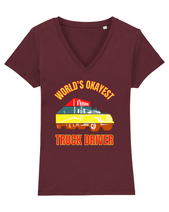 Pentru Șoferii de Camion Burgundy