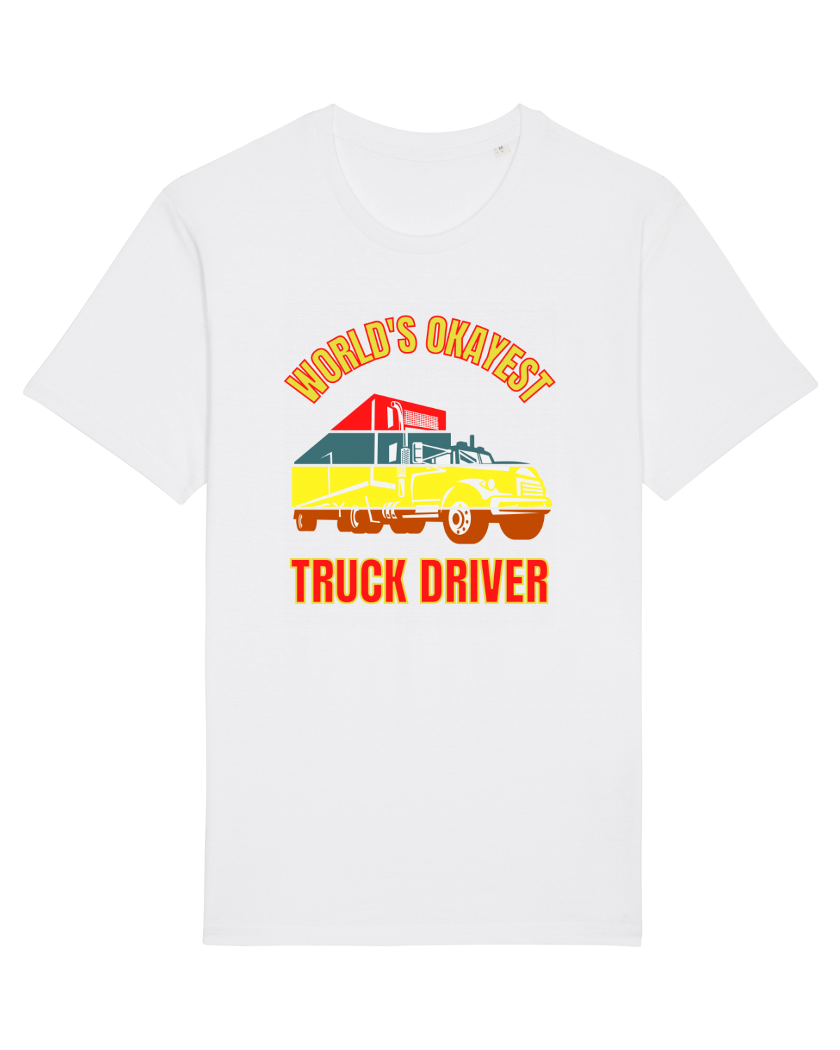 Tricou mânecă scurtă Unisex Rocker White