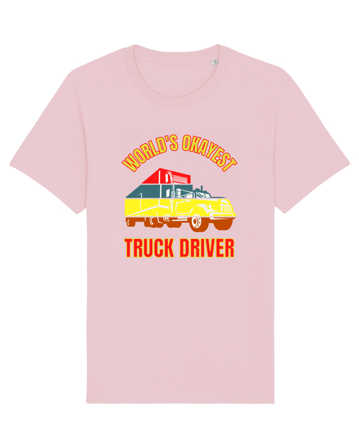 Tricou mânecă scurtă Unisex Rocker Cotton Pink