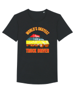 Pentru Șoferii de Camion Tricou mânecă scurtă guler larg Bărbat Skater