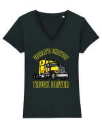 Pentru Șoferii de Camion Tricou mânecă scurtă guler V Damă Evoker