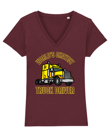 Pentru Șoferii de Camion Burgundy