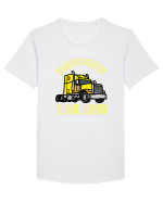Pentru Șoferii de Camion Tricou mânecă scurtă guler larg Bărbat Skater