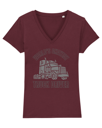 Pentru Șoferii de Camion Burgundy
