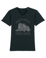 Pentru Șoferii de Camion Tricou mânecă scurtă guler V Bărbat Presenter