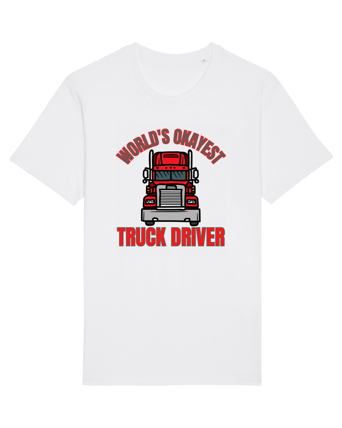 Tricou mânecă scurtă Unisex Rocker White