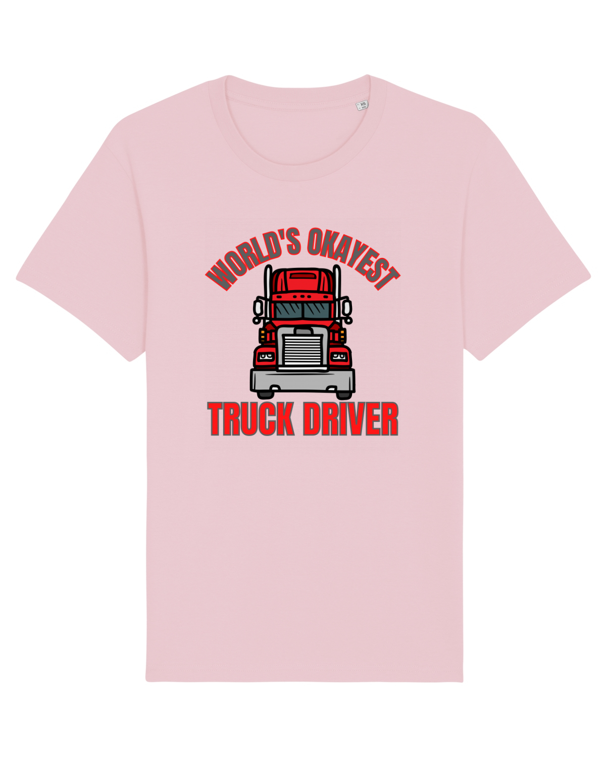 Tricou mânecă scurtă Unisex Rocker Cotton Pink