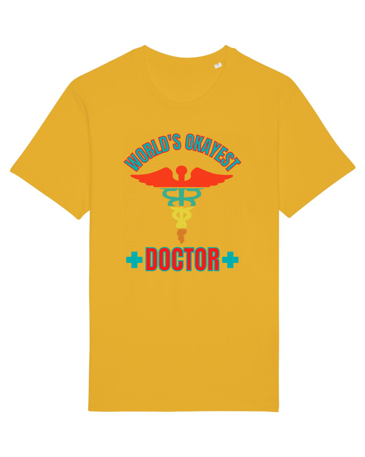 Tricou mânecă scurtă Unisex Rocker Spectra Yellow
