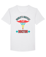 Pentru Doctori  Tricou mânecă scurtă guler larg Bărbat Skater