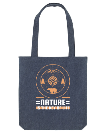 Nature is the Key to Life Midnight Blue