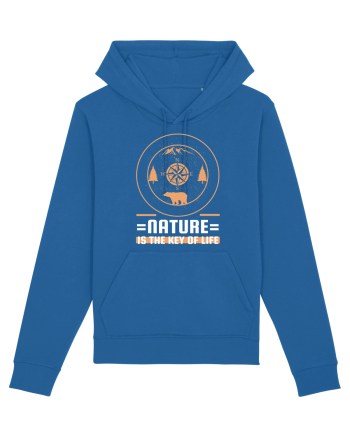Nature is the Key to Life Royal Blue