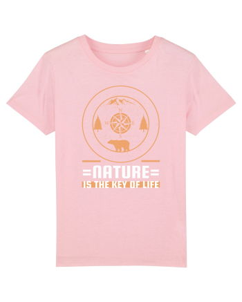 Nature is the Key to Life Cotton Pink