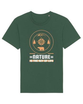 Nature is the Key to Life Bottle Green