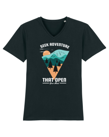 Seek Adventure that Open Your Mind Black