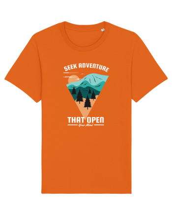 Seek Adventure that Open Your Mind Bright Orange