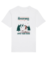 Seek Adventures that Open Your Mind Tricou mânecă scurtă Unisex Rocker