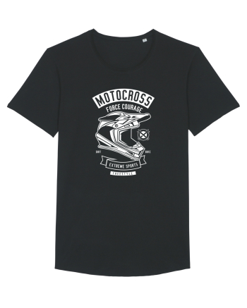 Motocross Extreme Sports White Black