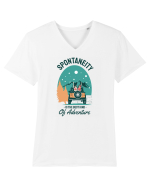 Spontaneity is the Best Kind Tricou mânecă scurtă guler V Bărbat Presenter