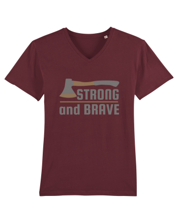 Strong and Brave Burgundy