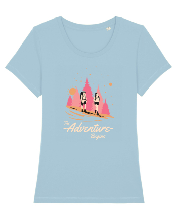 The Adventure Begins Sky Blue