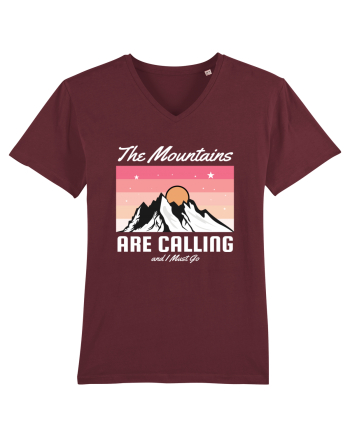 The Mountains are Calling Burgundy