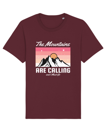 The Mountains are Calling Burgundy