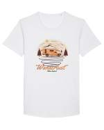 Wanderlust Tricou mânecă scurtă guler larg Bărbat Skater