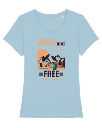 Wild and Free Sky Blue