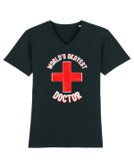 Pentru Doctori  Tricou mânecă scurtă guler V Bărbat Presenter