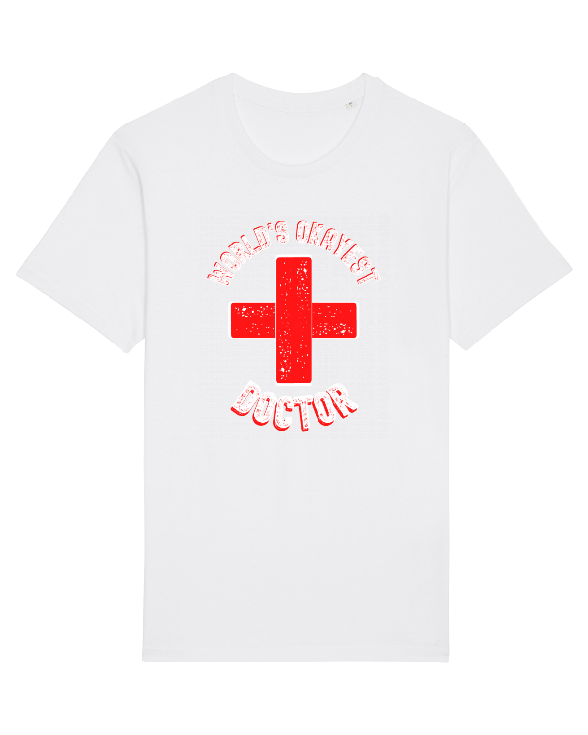 Tricou mânecă scurtă Unisex Rocker White