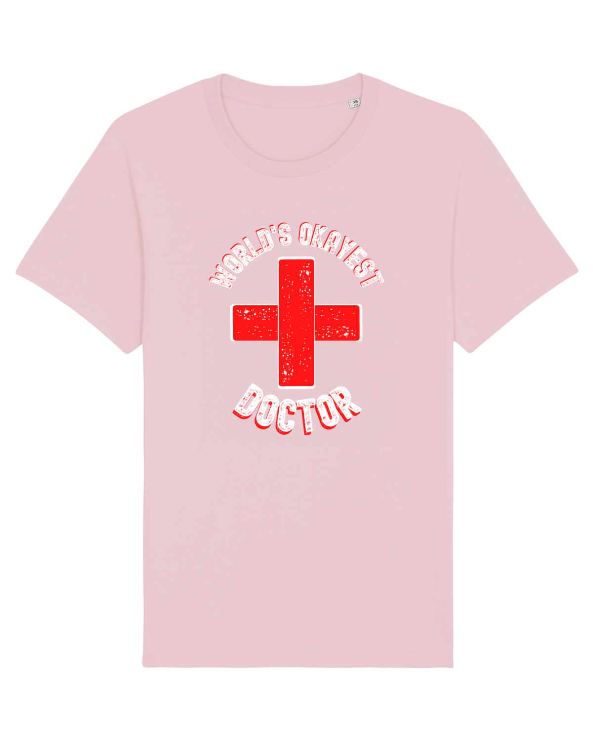 Tricou mânecă scurtă Unisex Rocker Cotton Pink