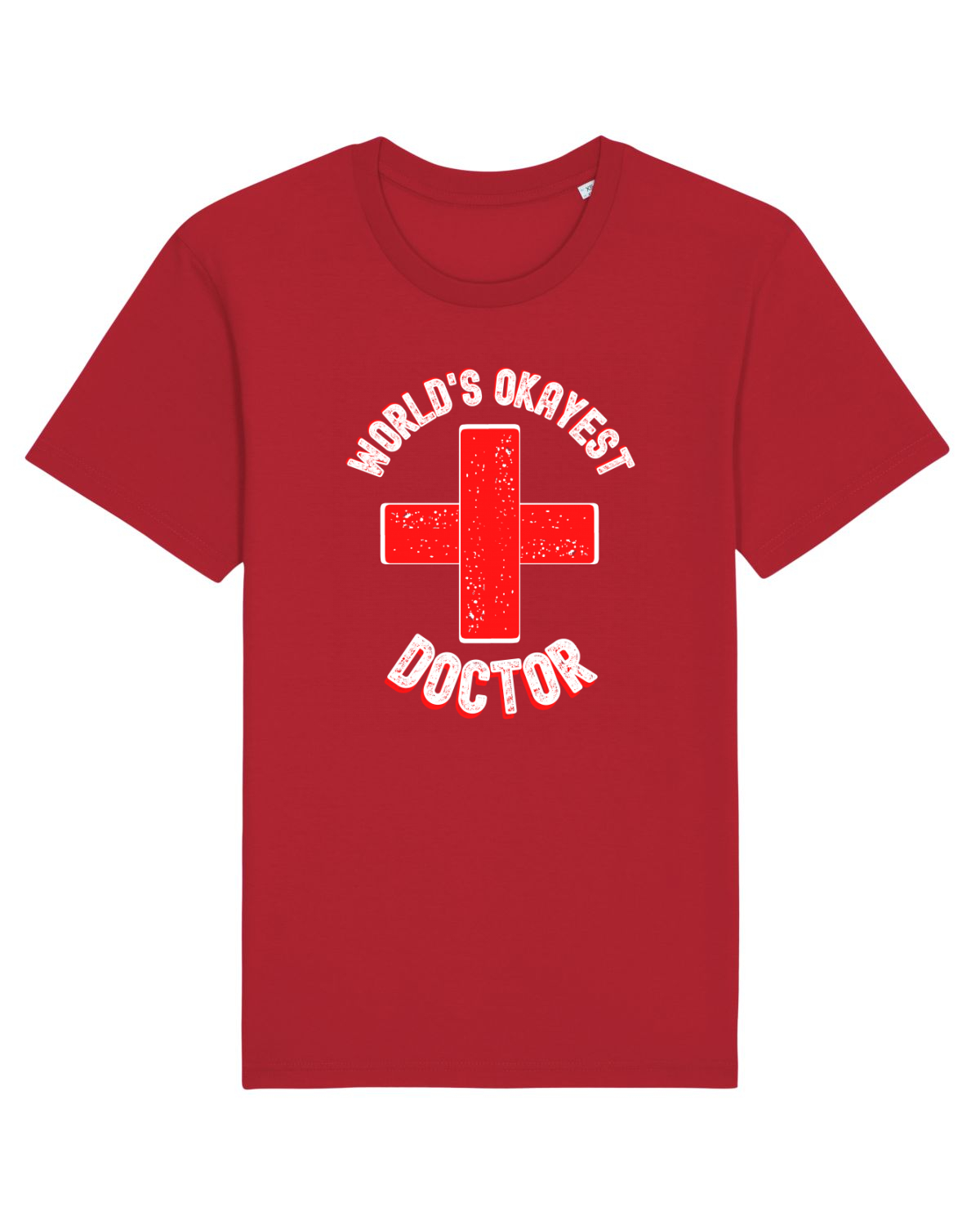 Tricou mânecă scurtă Unisex Rocker Red