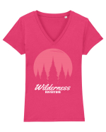 Wilderness Adventure Tricou mânecă scurtă guler V Damă Evoker