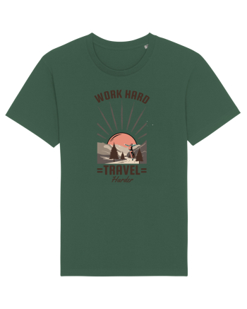 Work Hard Travel Harder Bottle Green