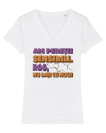 Nu dati cu nuci Tricou mânecă scurtă guler V Damă Evoker
