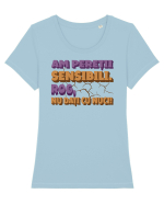 Nu dati cu nuci Tricou mânecă scurtă guler larg fitted Damă Expresser