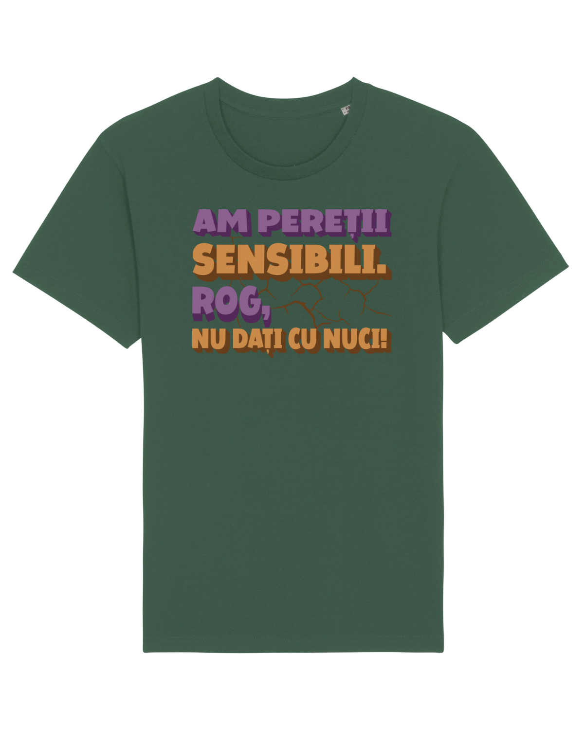 Tricou mânecă scurtă Unisex Rocker Bottle Green