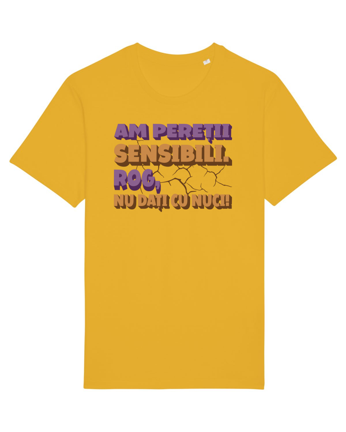Tricou mânecă scurtă Unisex Rocker Spectra Yellow