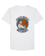 Pentru Mecanici Tricou mânecă scurtă guler larg Bărbat Skater