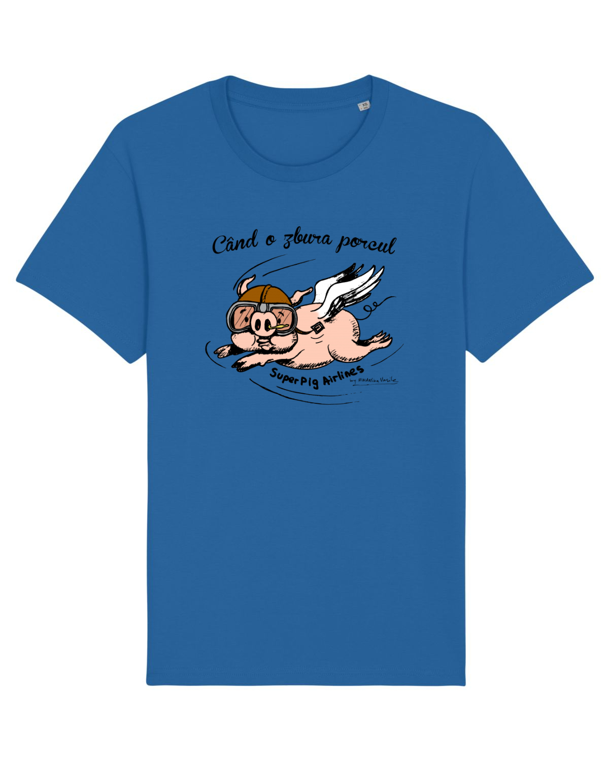 Tricou mânecă scurtă Unisex Rocker Royal Blue