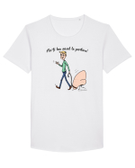 Nu-ți lua nasul la purtare! Tricou mânecă scurtă guler larg Bărbat Skater