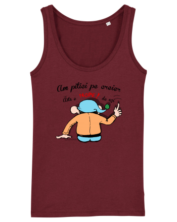 Pitici pe creier - Piticul antisocial Burgundy