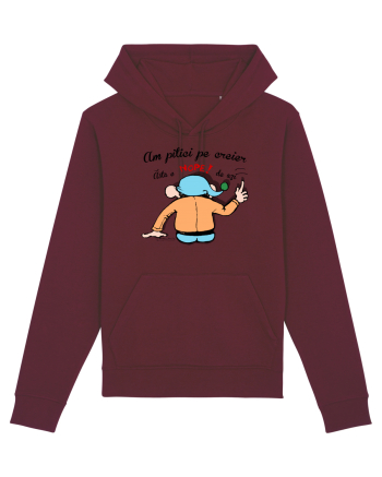Pitici pe creier - Piticul antisocial Burgundy