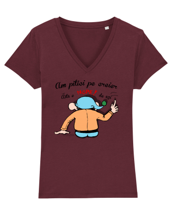 Pitici pe creier - Piticul antisocial Burgundy