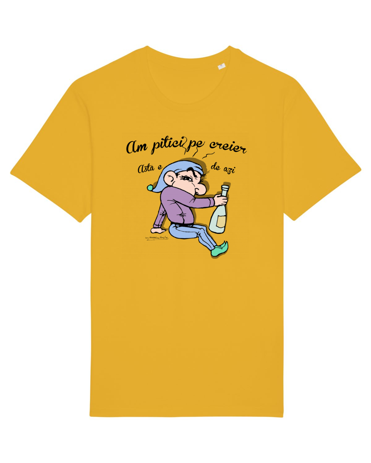 Tricou mânecă scurtă Unisex Rocker Spectra Yellow