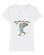 Pitici pe creier - Piticul entuziast - sociabil Tricou mânecă scurtă guler V Damă Evoker